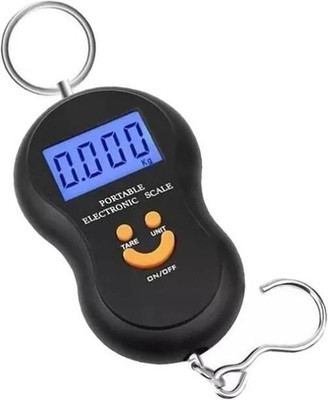 Glancing 50Kg Digital Weighing Machine For Luggage UGal28 Weighing Scale(Black)