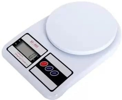 SGMSC 10kg Portable Digital Kitchen Scale | Electronic Weight Machine Weighing Scale(White)