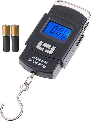 Glancing 50Kg Digital Weight Machine For Luggage UGal58 Weighing Scale(Black)