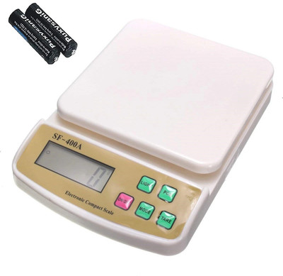 Siya Shine Kitchen,Table top weight machine, Electronic Digital 1Gram-10 Kg Weight Scale K6 Weighing Scale(White)