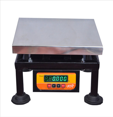 GRAMTECHNOLOGY Digital Scale 200kg x 10g Weight Machine for Kirana, Factory & Vegetable shop Weighing Scale(Premium Black)