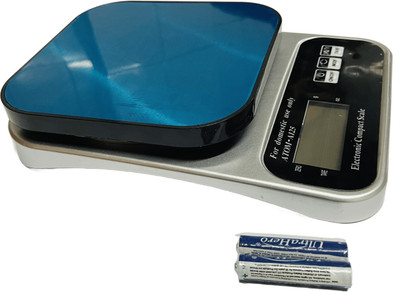 kgstar Smart Digital Kitchen Scale – A125 | 10Kg Limit | Durable ABS Build Weighing Scale(White)