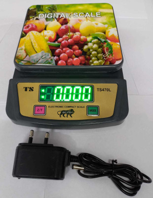 AVEV TS 470 L SMART KICHEN SCALE WITH RECHARGEBLE & CHARGER Weighing Scale(GRAY)