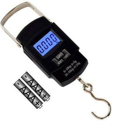 niava 50Kg Hanging Weight Machine Digital Weighing Scale WS-4 Weighing Scale Weighing Scale(Black)