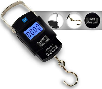 niava Heavy Duty Portable Hook Weighing Machine Digital Type Manual Weight Weighing Scale(Black)