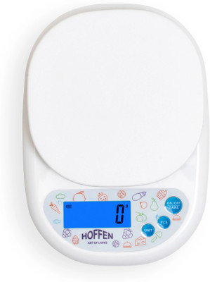 HOFFEN Weight Machine For Kitchen, Home, Baking, Health, Food 10 Kg Capacity Weighing Scale(White)