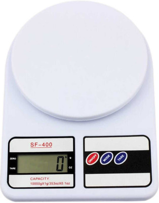UPPAL ENTERPRISES Portable Electronic Digital Weight Machine Kitchen scale 10 Kg Weighing Scale(White)