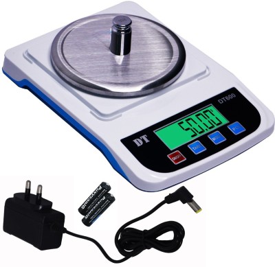 vyog 1 Kg x0.01 gr High Precision Digital Jewellery Weight Scale With 2 AAA Batteries Weighing Scale(Black, White)