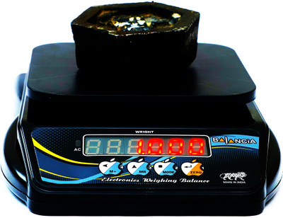 Skeisy MINI BAL-10KG / 1GM AND RECHARGABLE US FOR KITCHEN SHOP ETC WITH ADAPTOR CHARGER Weighing Scale(Black)