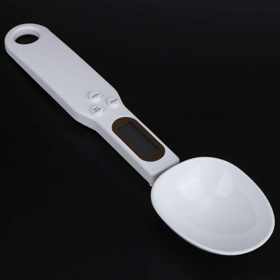 ActrovaX Measurements Grams Digital Spoon Scale Electronic Measuring Spoon Weighing Scale(White)