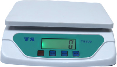 Skeisy NEW TS-500 WEIGHING MACHINE POWER UP 30KG,1GM AND POWER BY AA BATTERY Weighing Scale(White)