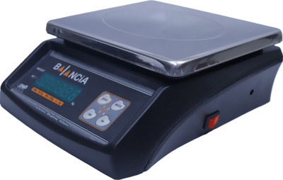 Skeisy BALANCIA TARAJU STEEL PLATE DIGITL WEIGHING POWER UP 30KG/1GM Weighing Scale(Black, STEEL)
