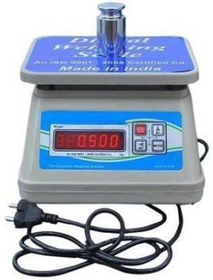 D-DEVOX ABS SB 30 KG 01 GR ELECTRONIC COMPACT SCALE USED ININCLUDING SCALE Weighing Scale(White)