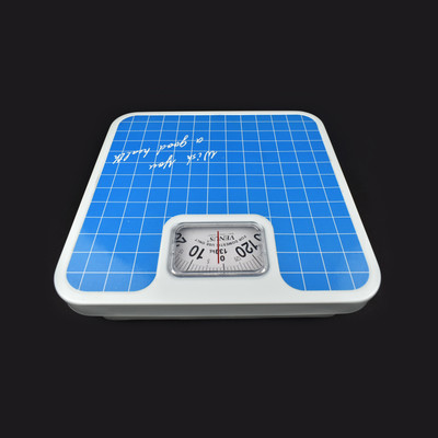 Anu Analog Bathroom Scale Upto for Health Check Up 130KG Weighing Scale(Blue)