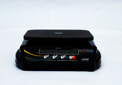 Skeisy MINI KITCHEN BALANCIA 10KG UP WITH 1 GM AND RECHARGABLE BATTERY WITH ADAPTOR Weighing Scale(Black)