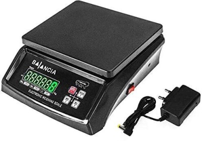 SONALEX 30kg Balncia Weight Machine For Kitchen/Shop With Power Adapter steel machine Weighing Scale(Black)