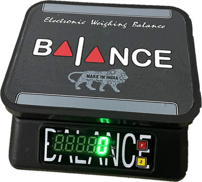 Skeisy 30kgx1gm Inox weight machine capacity up to 30kg to 1gm with 4V Battery(black) Weighing Scale(Black)