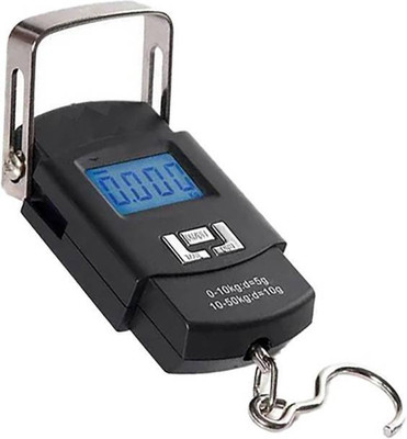 Kelo 50Kg Luggage Weighing Scale With Hook KKal88 Weighing Scale(Black)