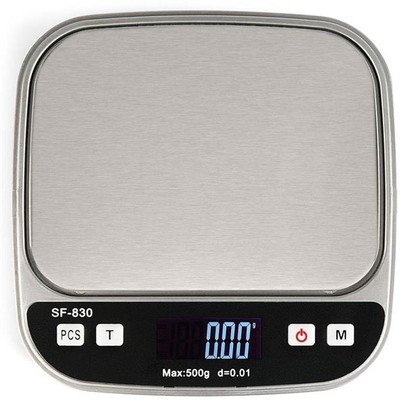 vyog 500 Gr x 0.01 High Definitation Digital Jewellery Scale Weighing Scale(Black, Silver)