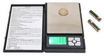 VBR's Group 500x0.01 Gr. High-Precision Digital Scale for Jewellery, Gold & Silver Ornaments Weighing Scale(Black)
