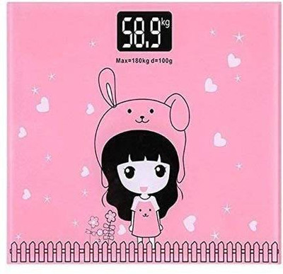 Rameja Electronic Weighing scale For Body Weighing Machine Bathroom Scale Weighing Scale(Multicolor)