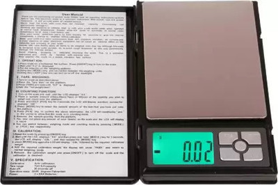 NAC GLOBAL: IT'S EXACTLY WHAT YOU NEED Electronic Notebook series Weighing scale 600g Weighing Scale(Black)