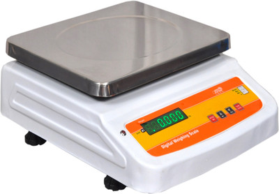 GRAMTECHNOLOGY Digital Scale 50kg x 2 gram Weight Machine for Shop All Kirana & Vegetable shop Weighing Scale(White)