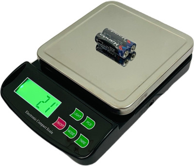 NIVAYO 10 Kg Counter Weight Machine With Stainless Steel Top For Shop Home Weighing Scale(Multicolor)