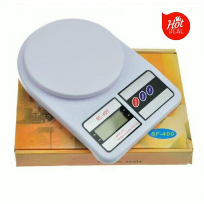 My Machine Kitchen Scales Digital Food Scale High Precision Electronic Scale 10kg MM-SF400 Weighing Scale(White)
