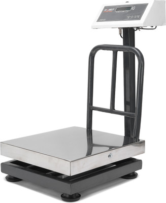 monet All In ONE 50Kg/100Kg/150Kg/200Kg Weighing scale 16*16 inch 2Days Battery BAckup Weighing Scale(Heavy Duty ; Smoke Grey ; Weighing Scale for Business Use)