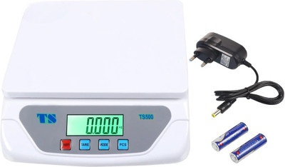 COHEL 30Kg Counter Portable Weight Machine With Power Adaptor for Shop, Home Weighing Scale(White)