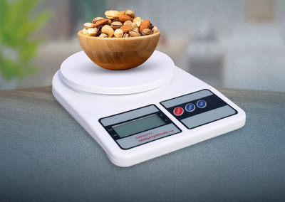 ASTOUND Electronic Digital 10 Kg Weight Scale Weighing Scale(White)