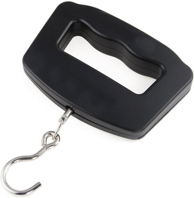 ASTOUND Portable Fishing Hook Type Digital LED Screen Luggage Weighing Scale Weighing Scale(Black)