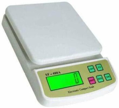 BLAPOXE Digital Electronic Weight Machine Upto 10KgSF400-A Square shape Scale for Home Kitchen & Shop Weighing Scale(Multicolor)