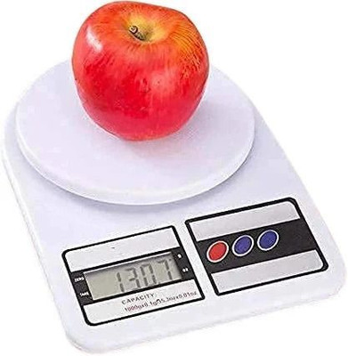 NURIOR Digital Kitchen Weighing Scale & Food Weight Machine for Diet, Health, Fitness Weighing Scale(White)