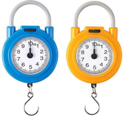 VATTU 10kg Portable Mechanical Scale Hanging Fishing | Equipment | Luggages Weighing Scale(Multicolor)