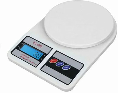Imegaz Multipurpose Portable Electronic Digital Weighing Scale upto 10Kgs Weighing Scale(White)