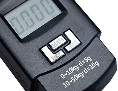 NIMYANK Portable Digital Luggage Scale with Metal Hook,hanging scale 50kg Weighing Scale Weighing Scale(Black)