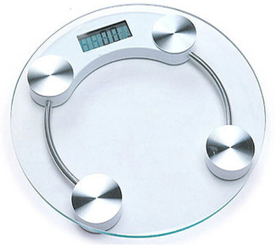 Venus EPS- 2003 Transparent Round Personal Weight Machine for Body Digital Weighing Scale(Clear)