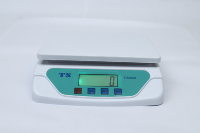 Skeisy new white ts-500 kitchen scale and power up to 30kg/1gm charging cable Weighing Scale(White, Blue)