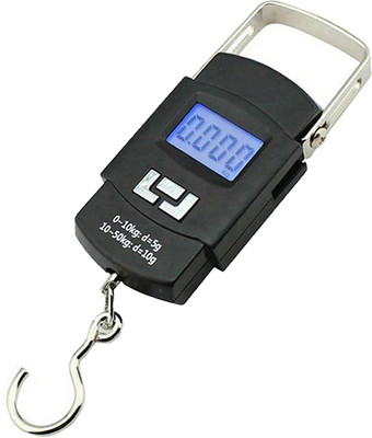 SBTs Digital Luggage Scale With Metal Hook Hanging Weight Scale C561QA Weighing Scale(Black)