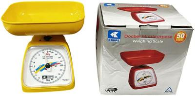 AI Kitchen Balance Top Pan Analog Mechanical Scale with Large Dial Weighing Scale(Yellow)