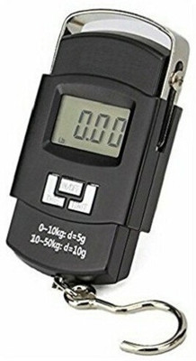 TodayAndCo HOOK Weighing Scale Electronic Weighing Scale - Portable Digital Weighing Scale(Black)