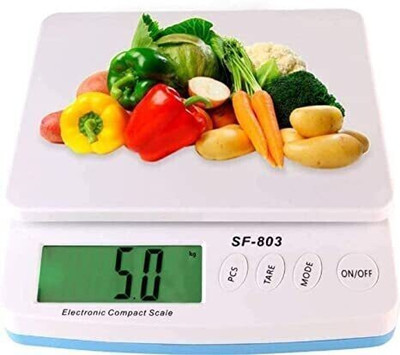 SELMEZ 30 KG, SF-803 ELECTRONIC COMPACT SCALE FOR SHOP Weighing Scale(White)