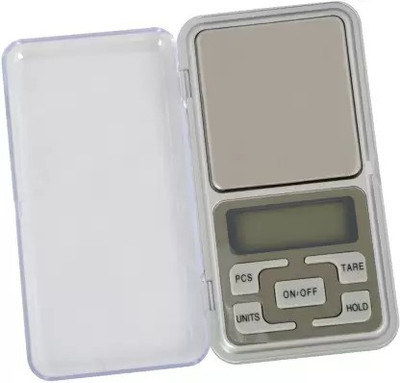 SELMEZ Electronic Digital LCD Display Pocket Weighing Scale Up to 200 g Weighing Scale(Silver)