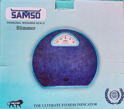 SAMSO SLIMMER DX WEIGHT MACHINE Weighing Scale(Blue /Gray)