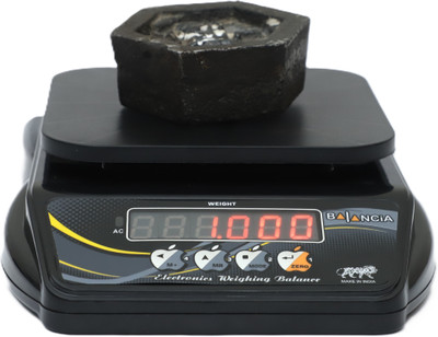 Skeisy Mini Bal Black weighing machine power up 10kg-1gm and rechargeable Weighing Scale(Black)