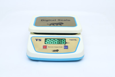 Skeisy NEW TS-570l WEIGHING MACHINE UP TO 30KG/1GM RECHARGABLE BATTERY Weighing Scale(off-White)