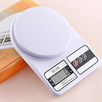 MMTSWorld Multipurpose Portable Electronic Digital Weighing Scale Weight Machine Weighing Scale(White)