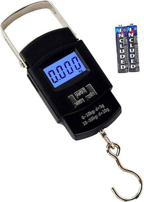 Kelo Digital Luggage Weighing Scale For Flights And Travel KKal34 Weighing Scale(Black)